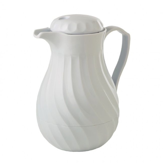 Coffee Insulated Pot – White, large commercial-grade pot designed for both hot and cold beverages, perfect for events and gatherings.