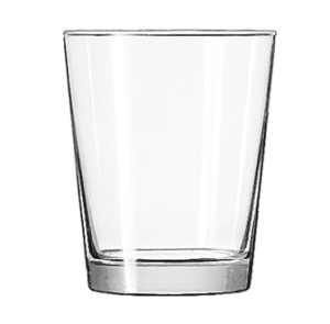 13oz rock glass with a thick base and straight sides—perfect for serving whiskey, mixed drinks, or spirits at weddings and events.