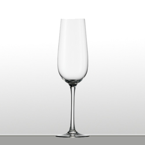 Stolzle Crystal Flute 7oz glass ideal for champagne and celebratory toasts at weddings, parties, or upscale Las Vegas events.
