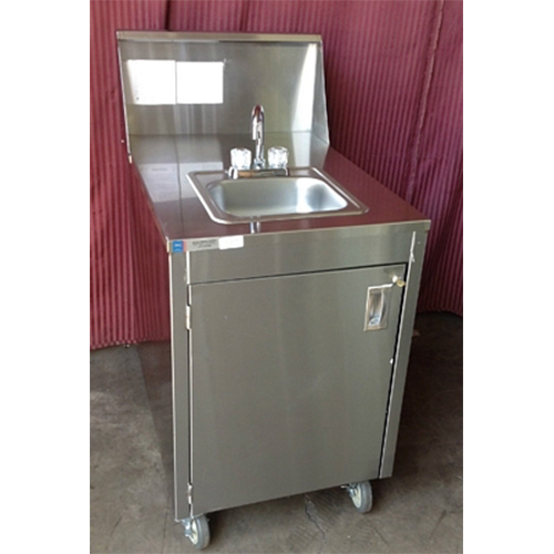 A portable hand washing station with hot and cold water options, perfect for event hygiene and Health Department Code compliance. Select 80 more words to run Humanizer.