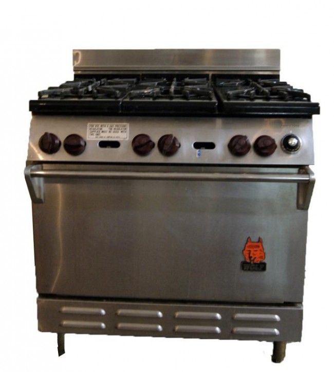 propane 6-burner stove